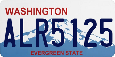 WA license plate ALR5125