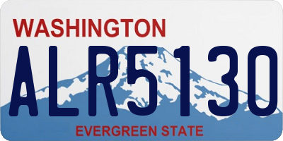 WA license plate ALR5130