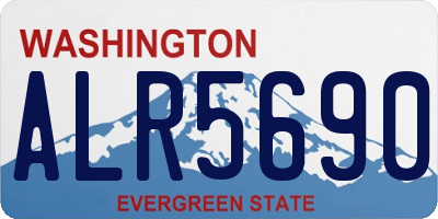 WA license plate ALR5690