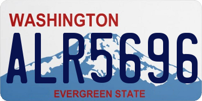 WA license plate ALR5696