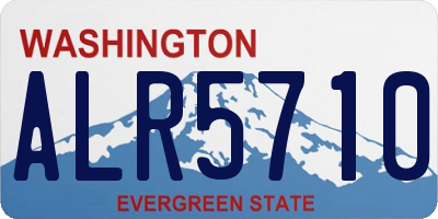 WA license plate ALR5710
