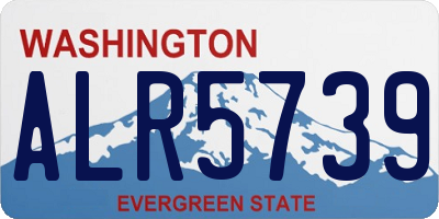 WA license plate ALR5739