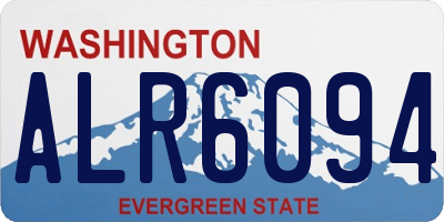 WA license plate ALR6094