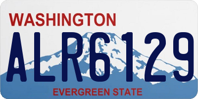 WA license plate ALR6129