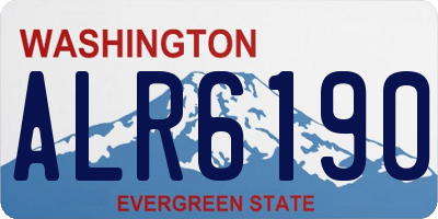 WA license plate ALR6190