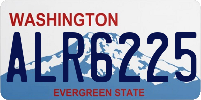 WA license plate ALR6225