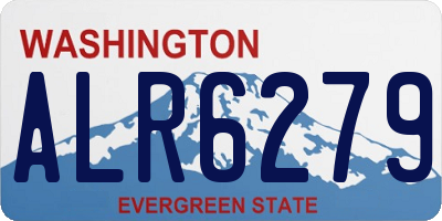 WA license plate ALR6279
