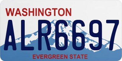 WA license plate ALR6697