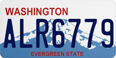 WA license plate ALR6779