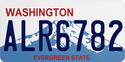 WA license plate ALR6782