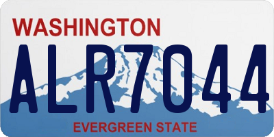 WA license plate ALR7044