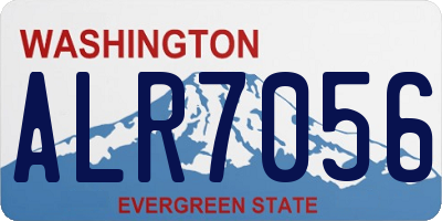 WA license plate ALR7056