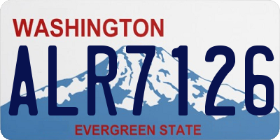 WA license plate ALR7126