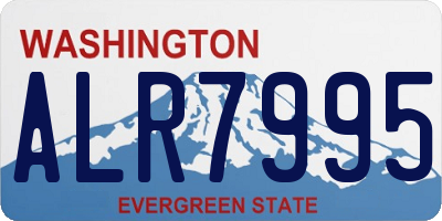 WA license plate ALR7995