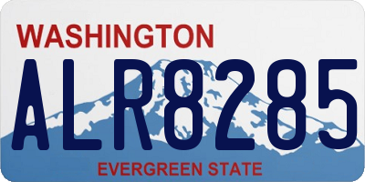 WA license plate ALR8285