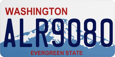 WA license plate ALR9080