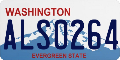 WA license plate ALS0264