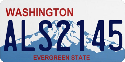WA license plate ALS2145