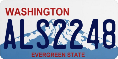 WA license plate ALS2248