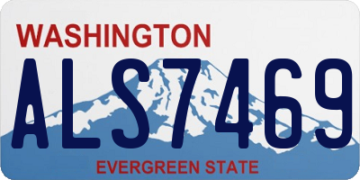 WA license plate ALS7469