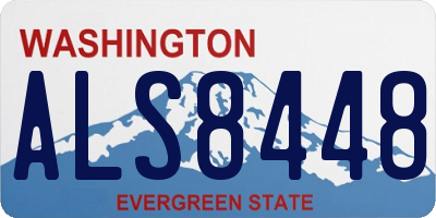 WA license plate ALS8448