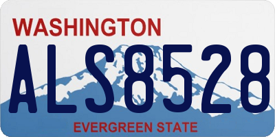 WA license plate ALS8528
