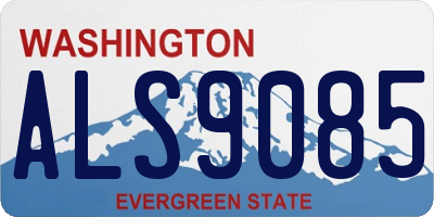 WA license plate ALS9085