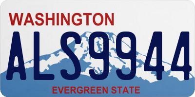 WA license plate ALS9944