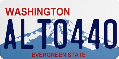 WA license plate ALT0440