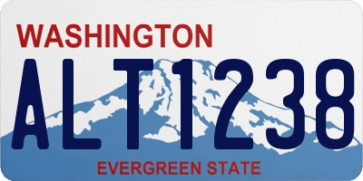 WA license plate ALT1238