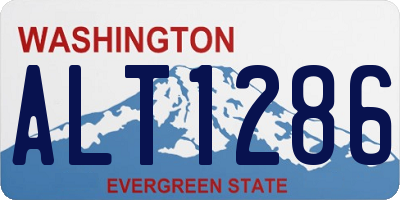 WA license plate ALT1286