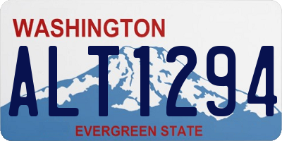 WA license plate ALT1294