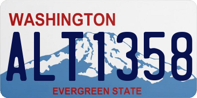 WA license plate ALT1358