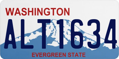 WA license plate ALT1634