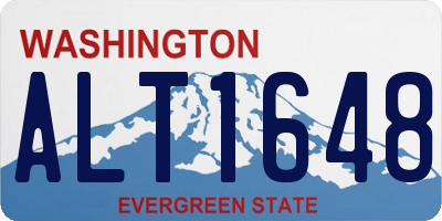WA license plate ALT1648