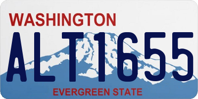 WA license plate ALT1655