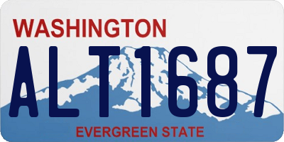 WA license plate ALT1687