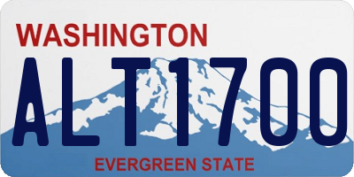 WA license plate ALT1700