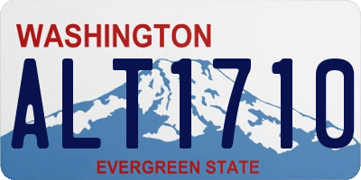 WA license plate ALT1710