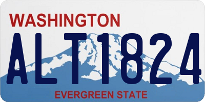 WA license plate ALT1824