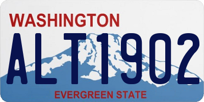 WA license plate ALT1902
