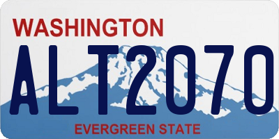 WA license plate ALT2070