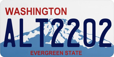 WA license plate ALT2202