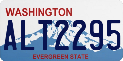 WA license plate ALT2295