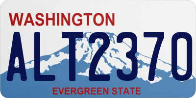 WA license plate ALT2370