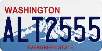 WA license plate ALT2555