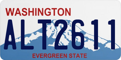 WA license plate ALT2611