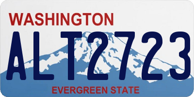 WA license plate ALT2723