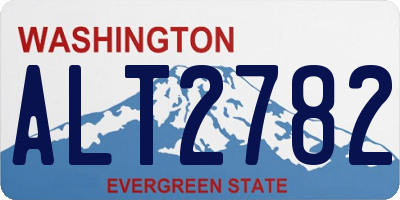 WA license plate ALT2782