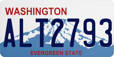 WA license plate ALT2793